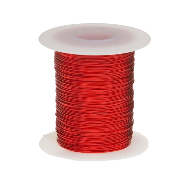 Magnet Wire, MW 80-C, 26 AWG, Red